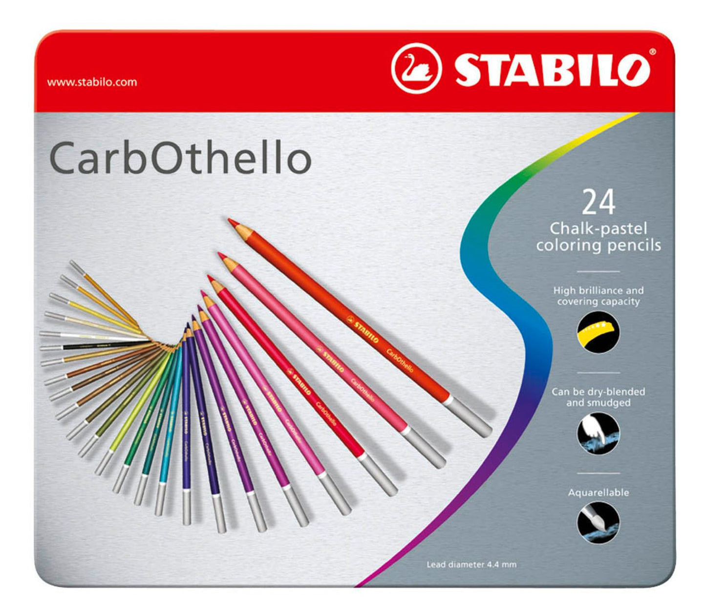 STABILO CarbOthello Kreidestifte farbsortiert