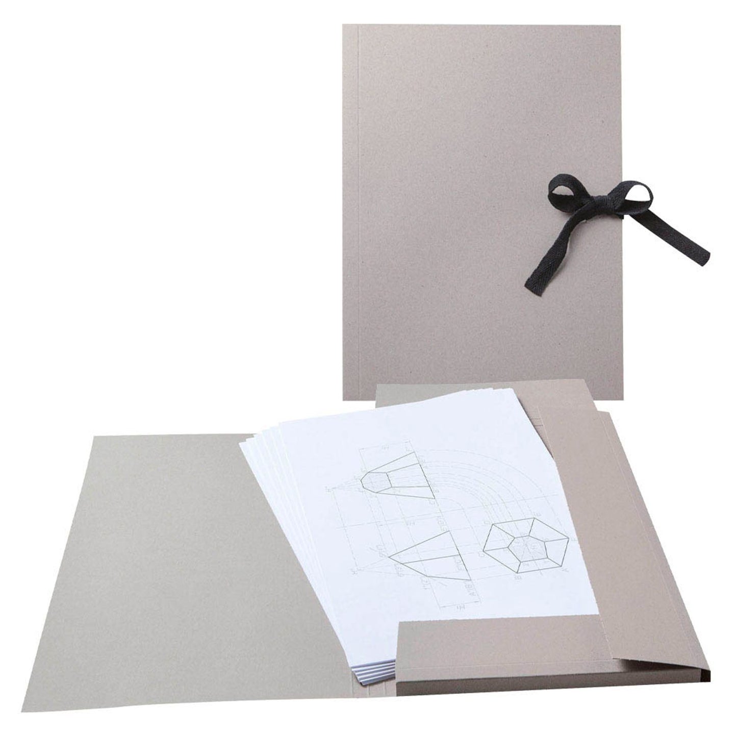 folia Sammelmappe DIN A4 grau | 6902