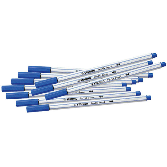 STABILO Pen 68 brush Brush-Pens, 10 St.