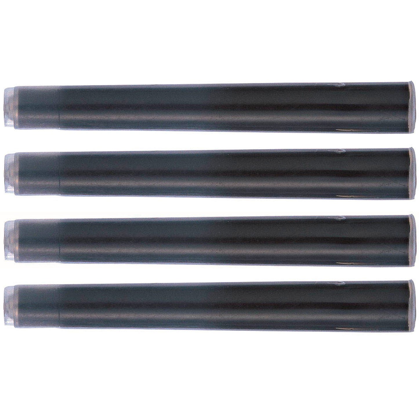Pentel Tintenpatronen für Brush-Pens schwarz | FP10-AO | 1 Pack = 4 St.