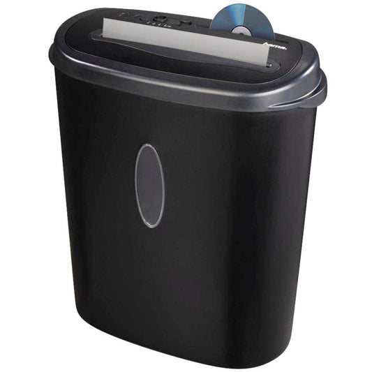 hama Home X12CD Aktenvernichter mit Partikelschnitt P-4, 4 x 40 mm, bis , schwarz | 50544
