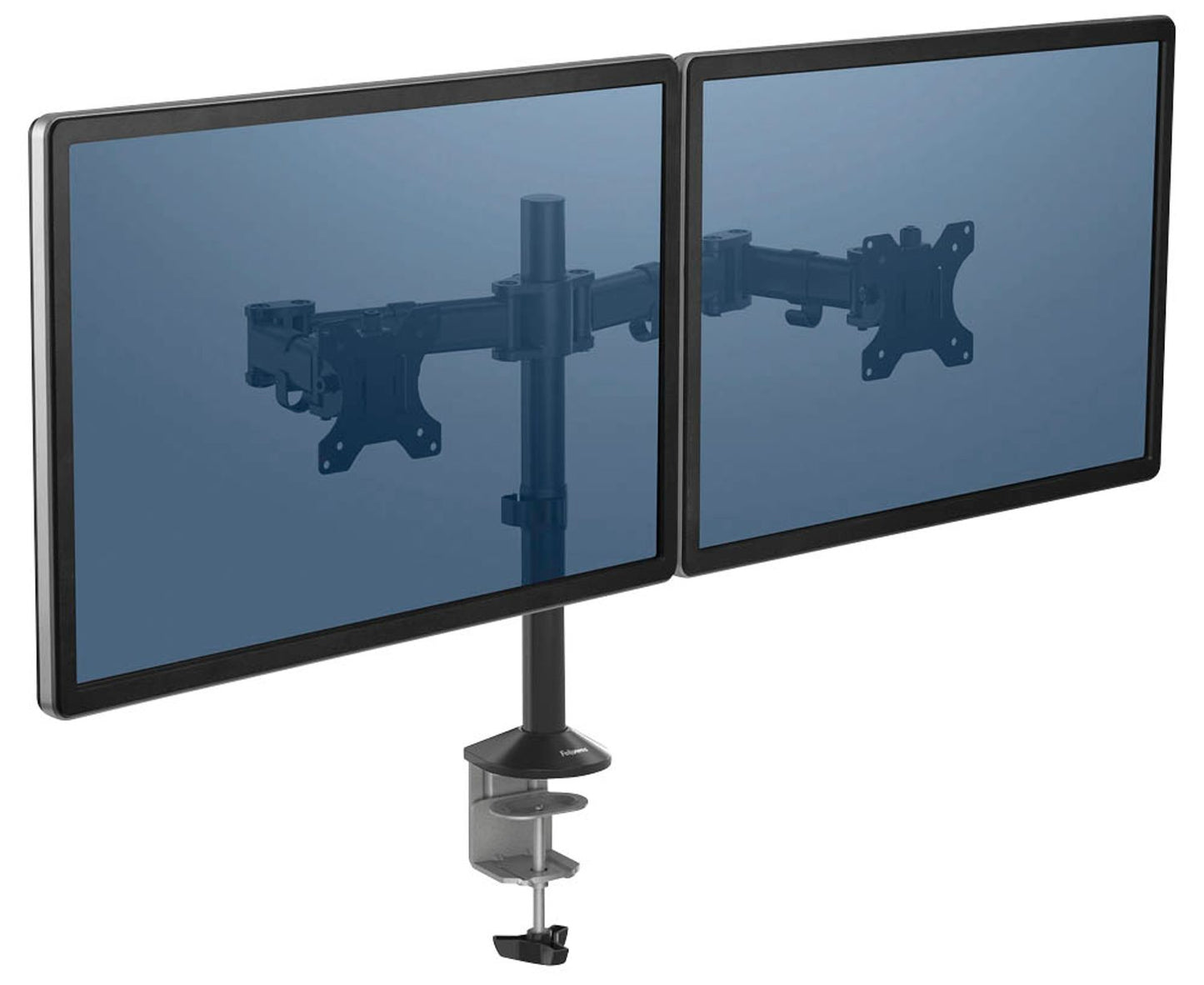 Fellowes Monitor-Halterung Reflex schwarz, Tischklemme, Tischbohrung