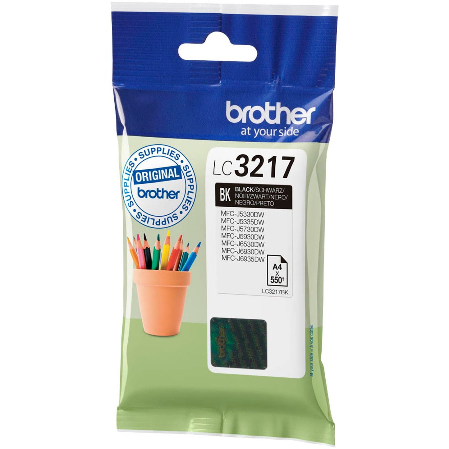 brother LC-3217BK schwarz Druckerpatrone | LC3217BK