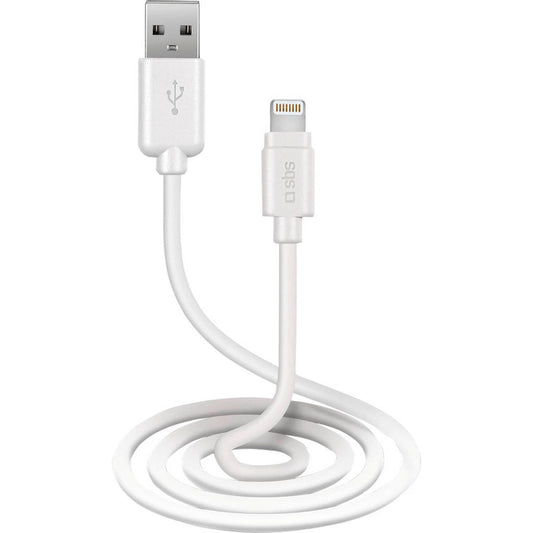 sbs Lightning/USB 2.0 A Kabel 1,0 m weiß | TECABLEUSBIP589W