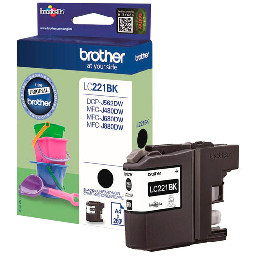 brother LC-221BK schwarz Druckerpatrone | LC221BK