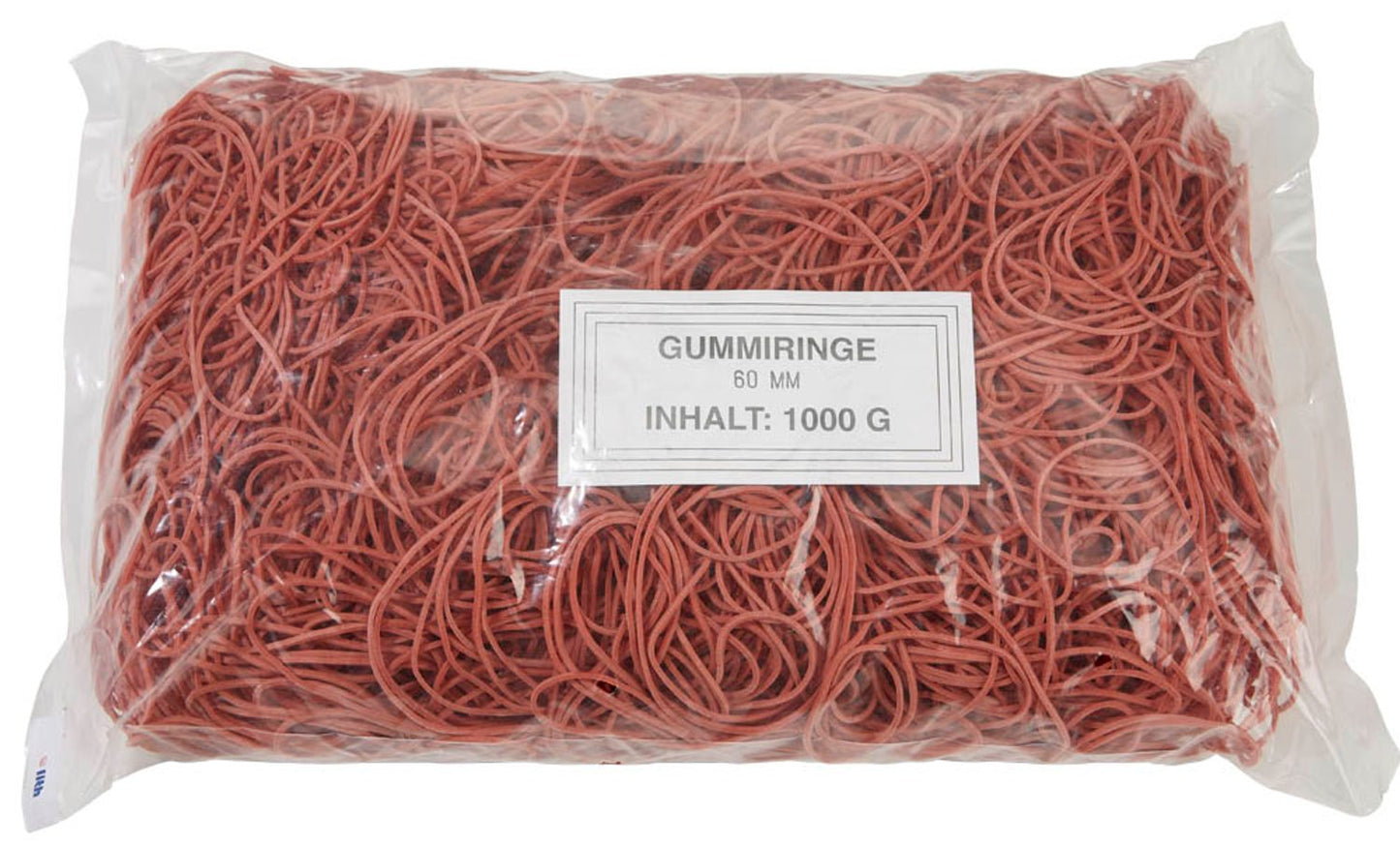 WBV Gummiringe rot, 1000,0 g
