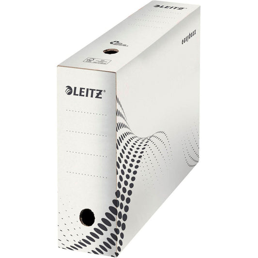 LEITZ Archivboxen easyboxx weiß 10,0 x 35,0 x 25,0 cm | 61320000 | 1 Pack = 25 St.