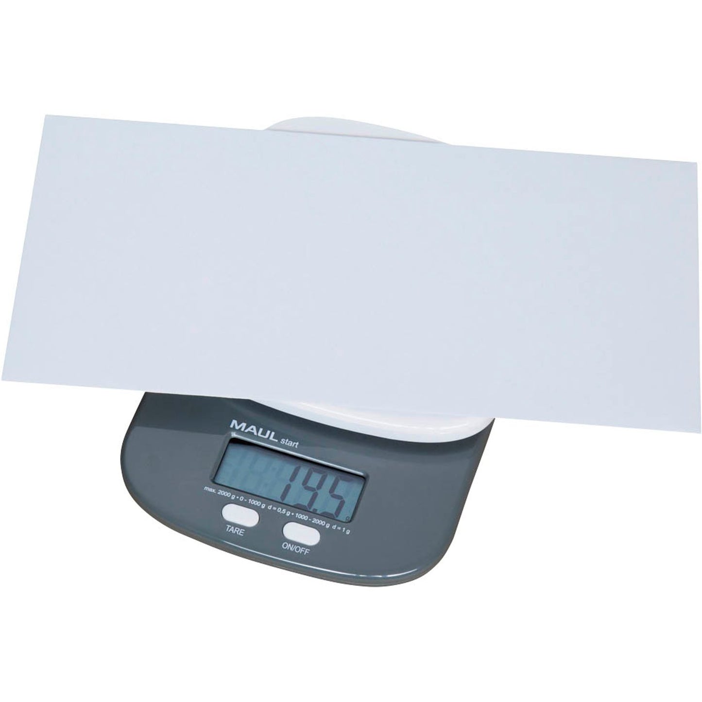 MAUL Briefwaage start grau für max. 2,0 kg | 1623082