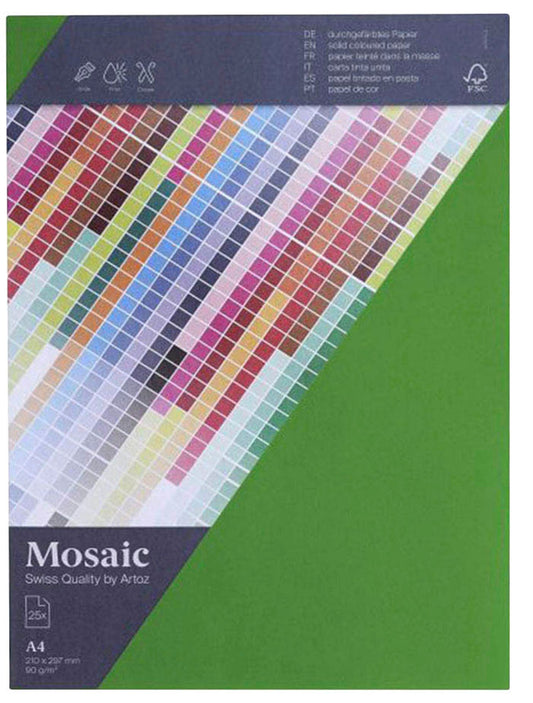 artoz Briefpapier Mosaic DIN A4 90 g/qm 25 Blatt