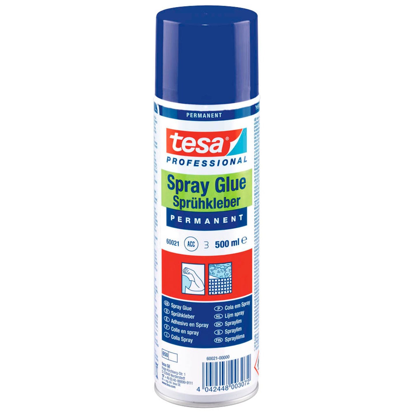 tesa PERMANENT Sprühkleber 500,0 ml | 60021-00000-04