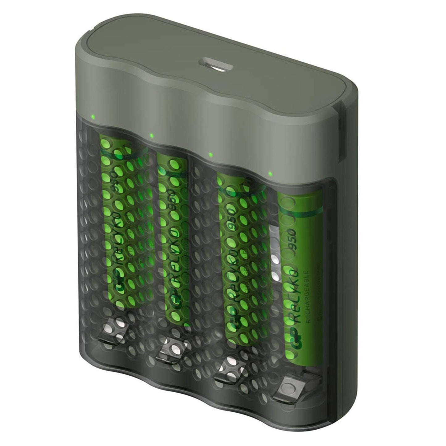 GP ReCyko USB-Akku-Schnellladegerät inkl. Akkus | GPRCKCHM451U431