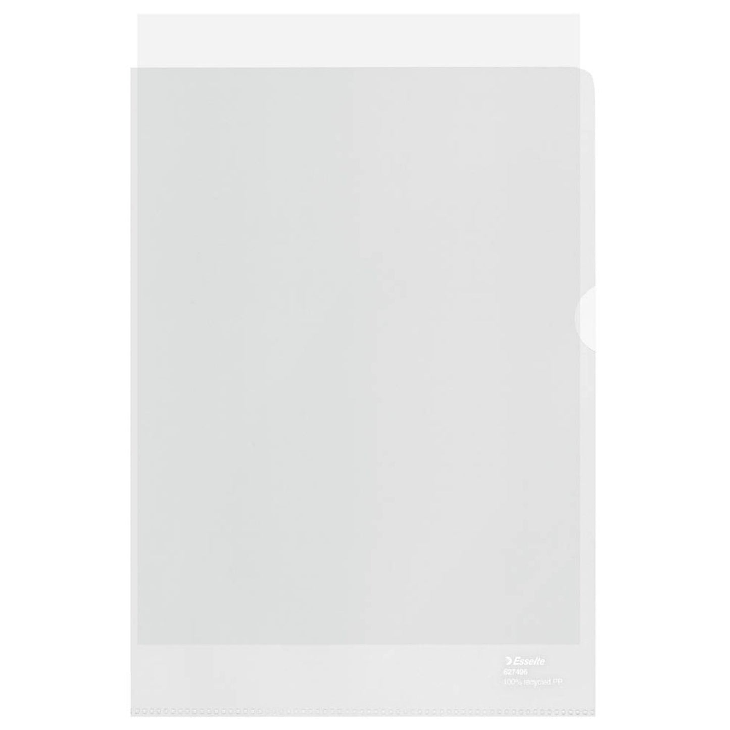 Esselte Sichthüllen DIN A4 transparent genarbt 0,10 mm | 627496 | 1 Pack = 100 St.