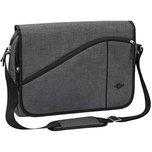 WEDO Laptoptasche Messenger Bag COLLEGE Kunstfaser grau bis 39,6 cm (15,6 Zoll) | 59353012