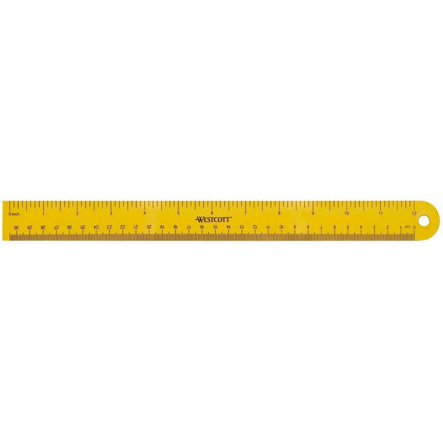 WESTCOTT Lineal 30,0 cm, gelb | E-15990 00