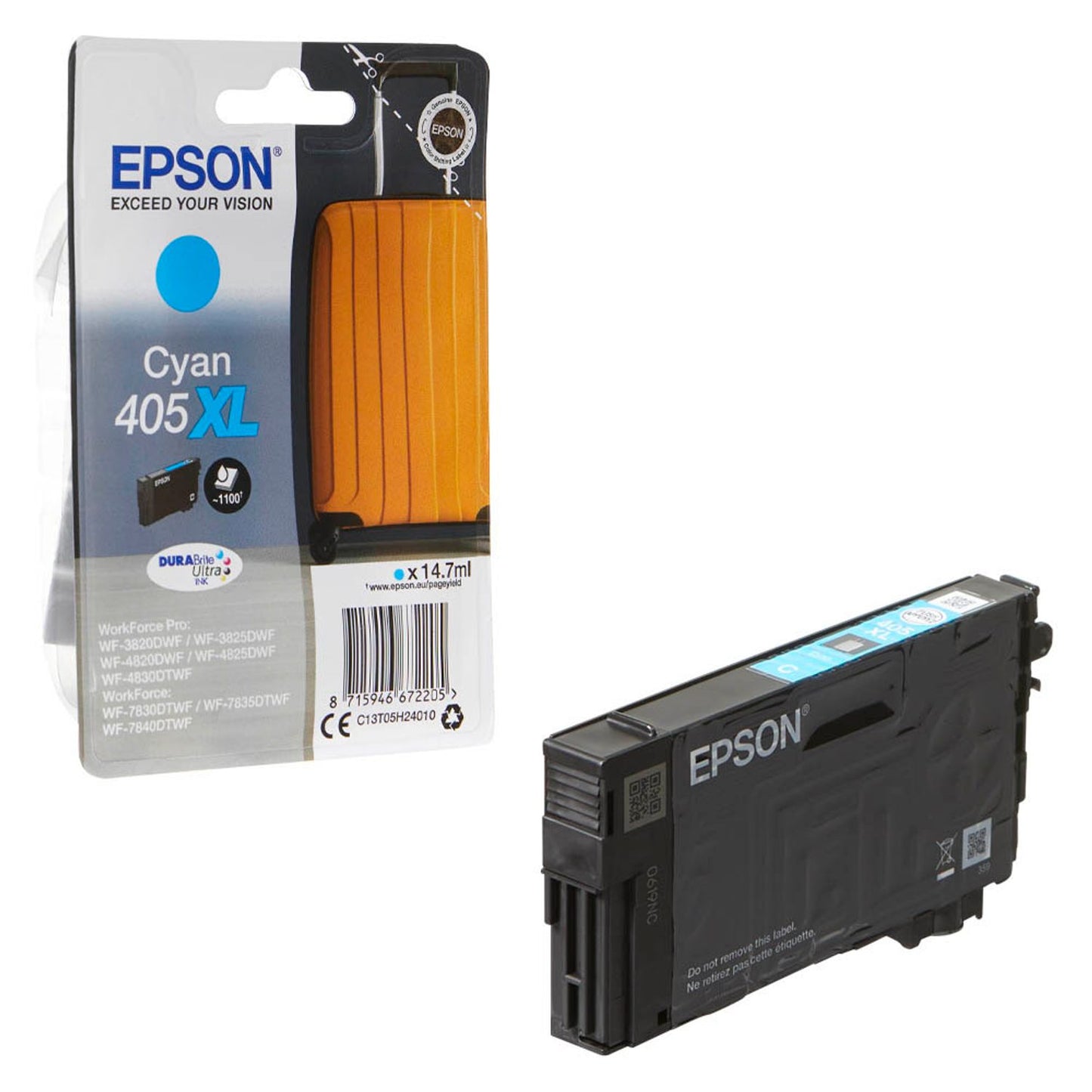 EPSON 405XL / T05H2 cyan Druckerpatrone | C13T05H24010