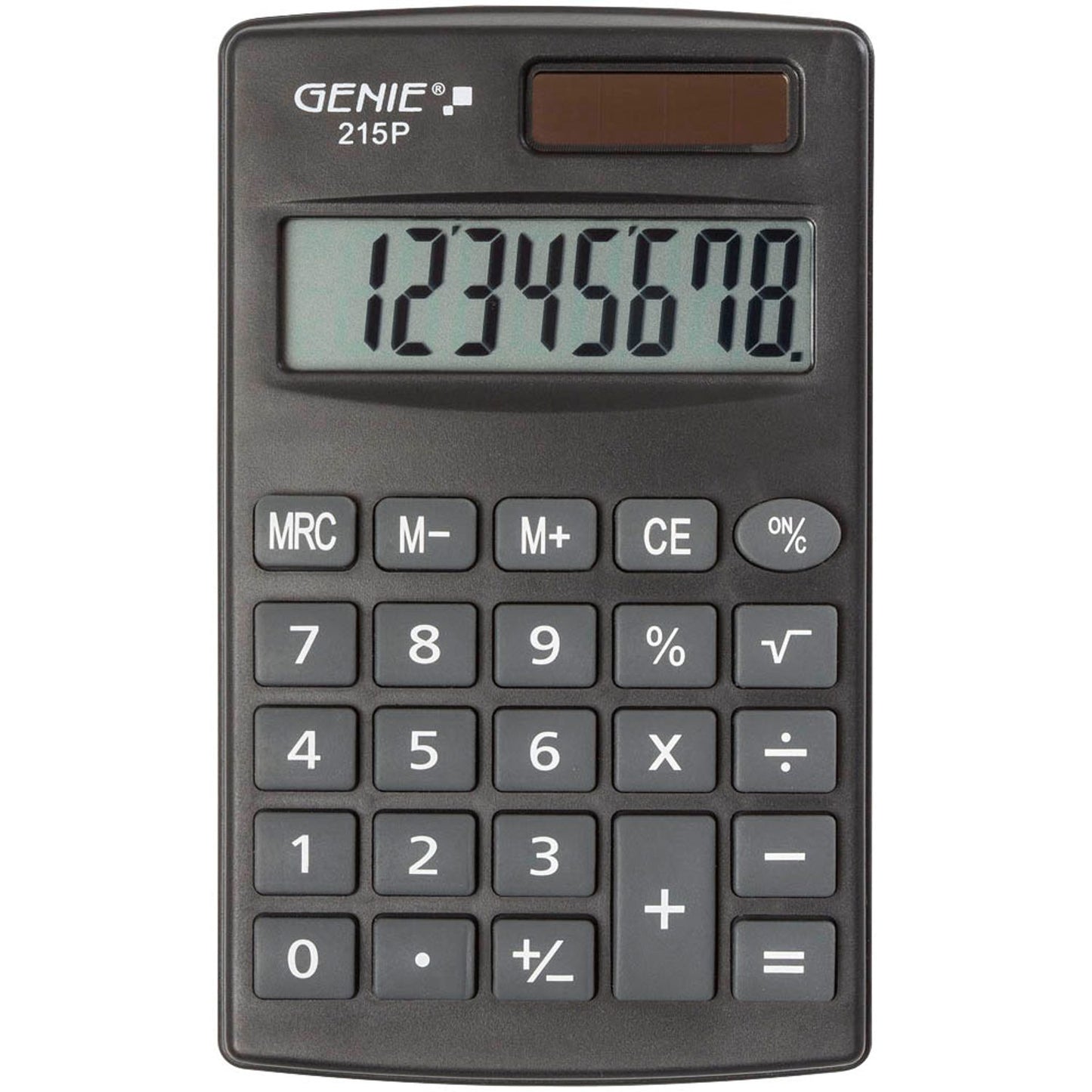GENIE 215 P Taschenrechner schwarz | 12630