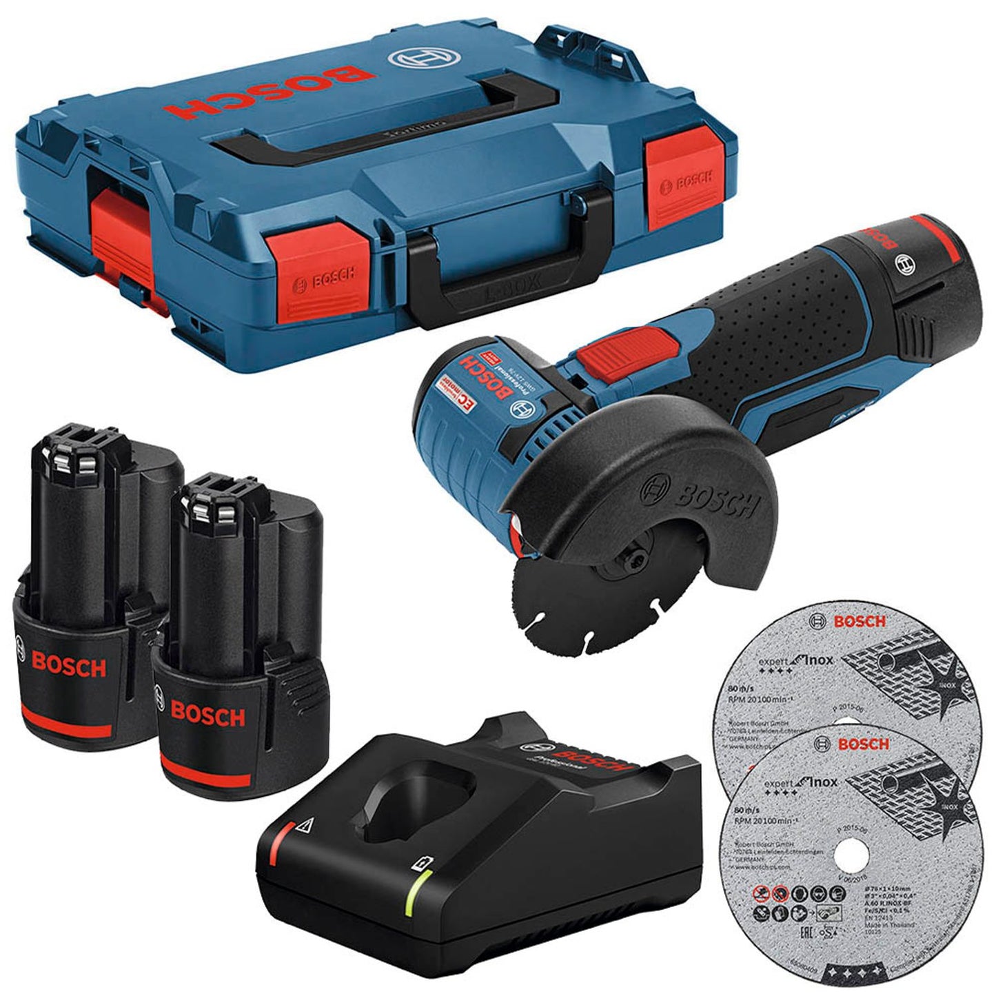 BOSCH Professional GWS 12V-76 Akku-Winkelschleifer 12,0 V