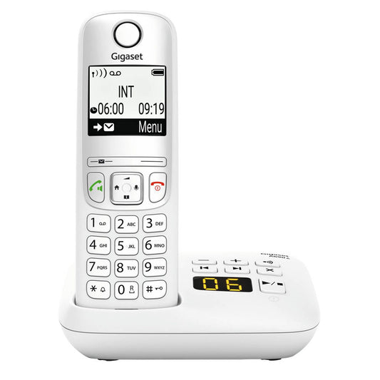 Gigaset A690A Schnurloses Telefon mit Anrufbeantworter weiß | S30852-H2830-B102