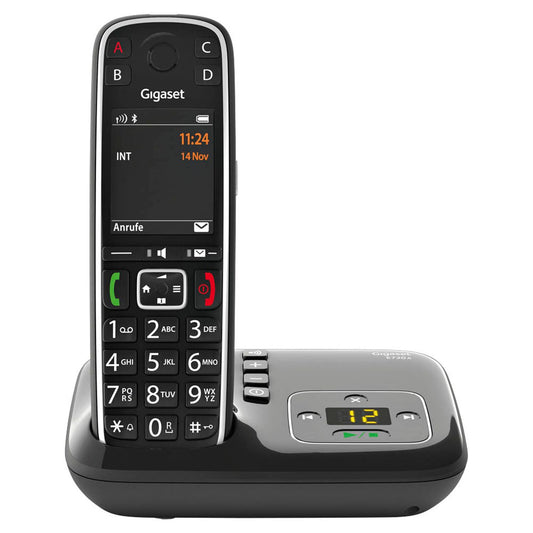 Gigaset E720A Schnurloses Telefon mit Anrufbeantworter schwarz | S30852-H2923-B101