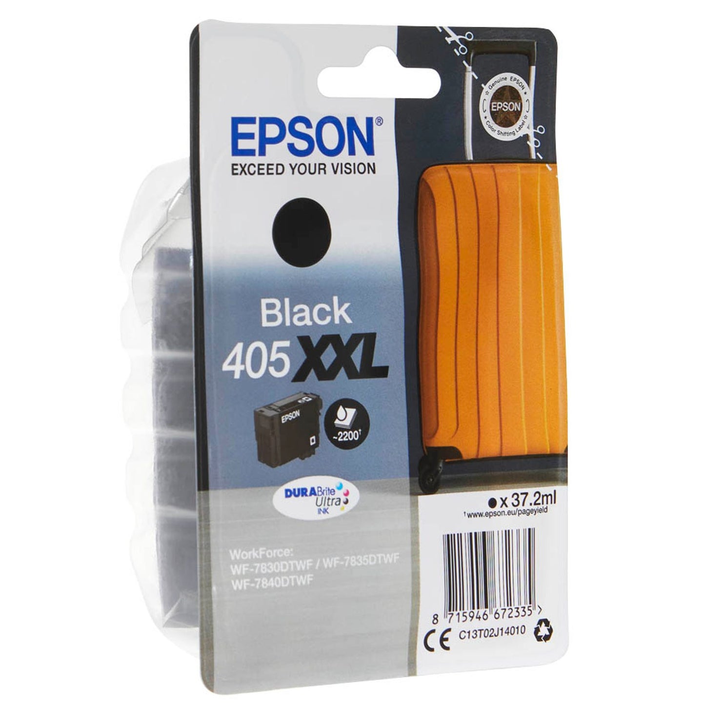 EPSON 405XXL / T02J1 schwarz Druckerpatrone | C13T02J14010