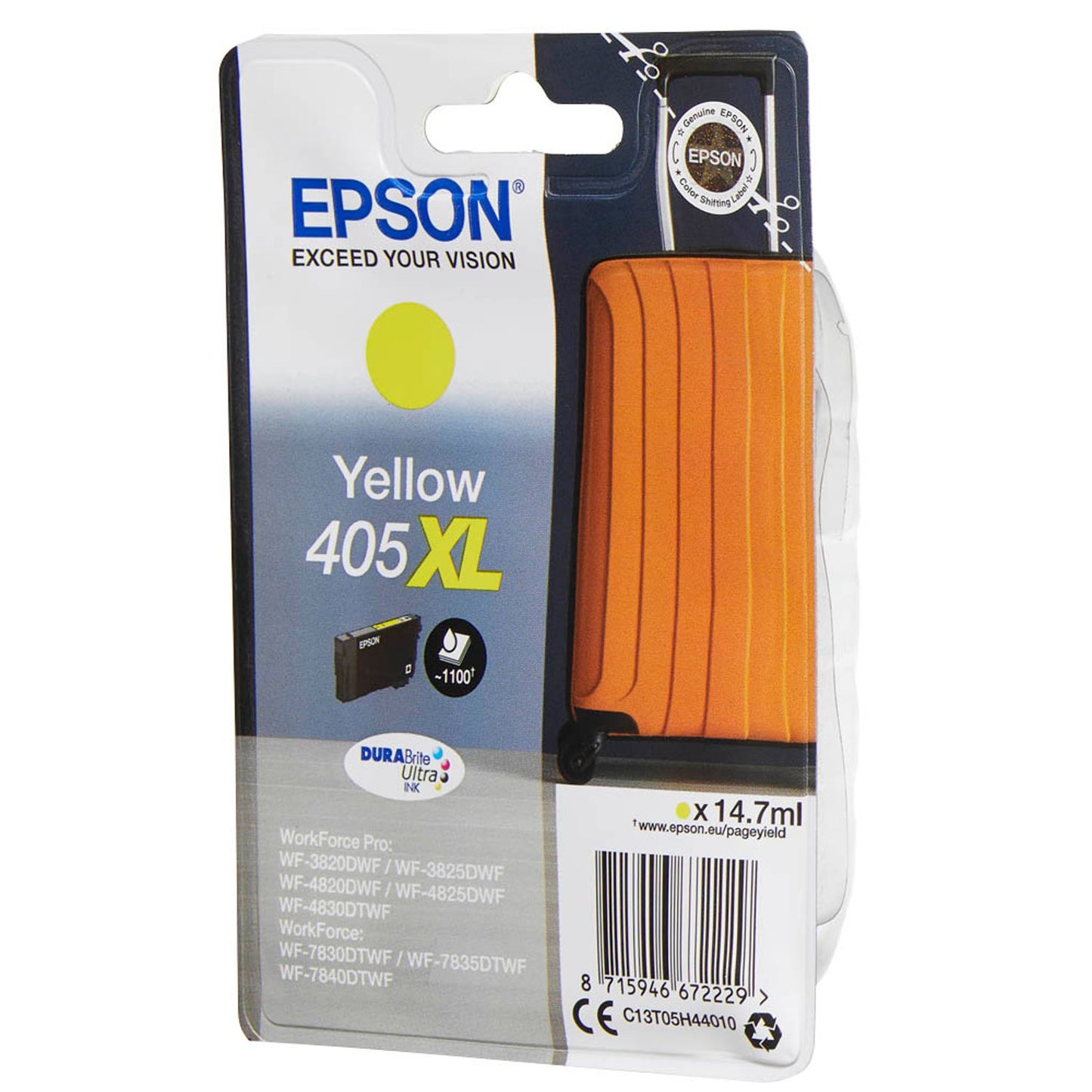 EPSON 405XL / T05H4 gelb Druckerpatrone | C13T05H44010