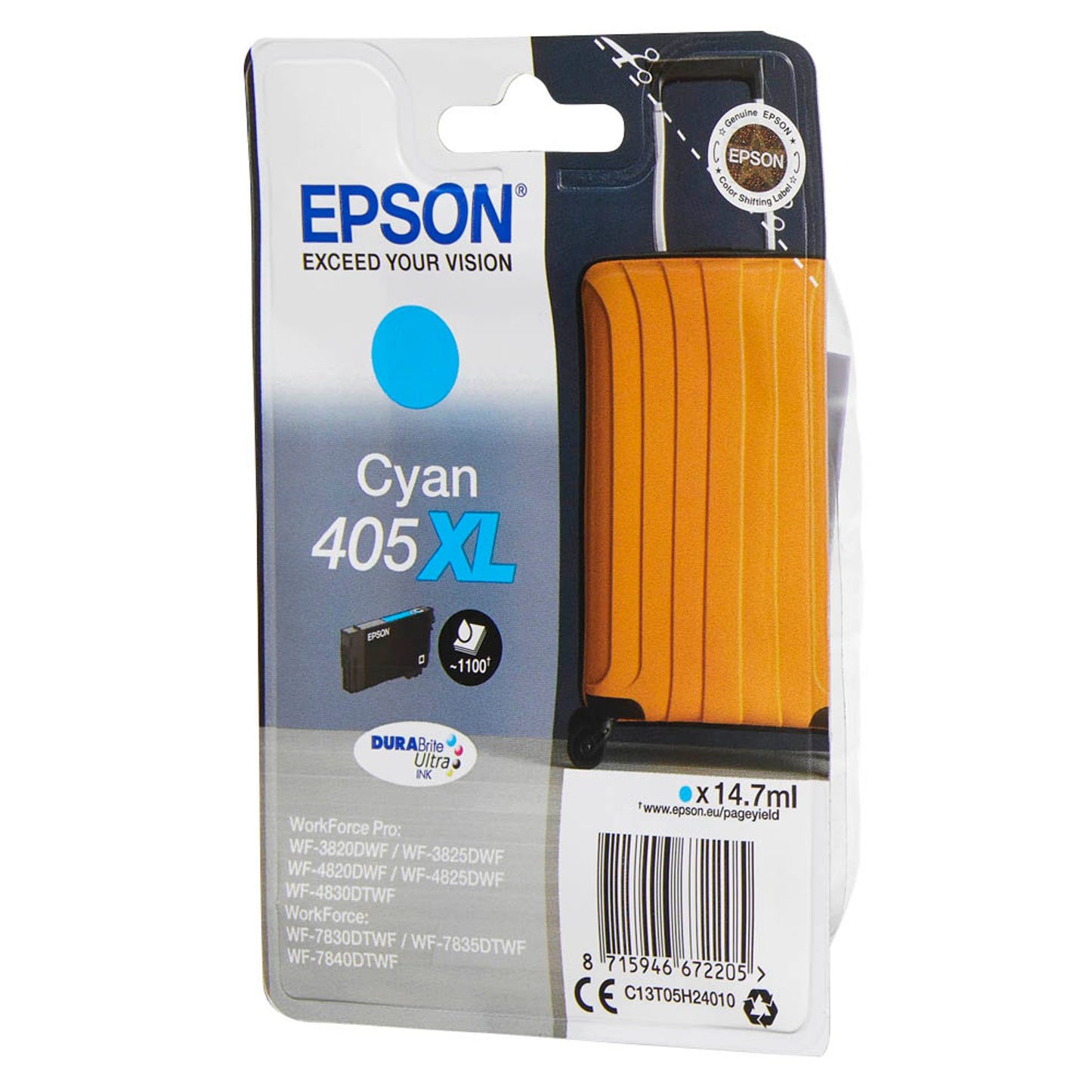 EPSON 405XL / T05H2 cyan Druckerpatrone | C13T05H24010