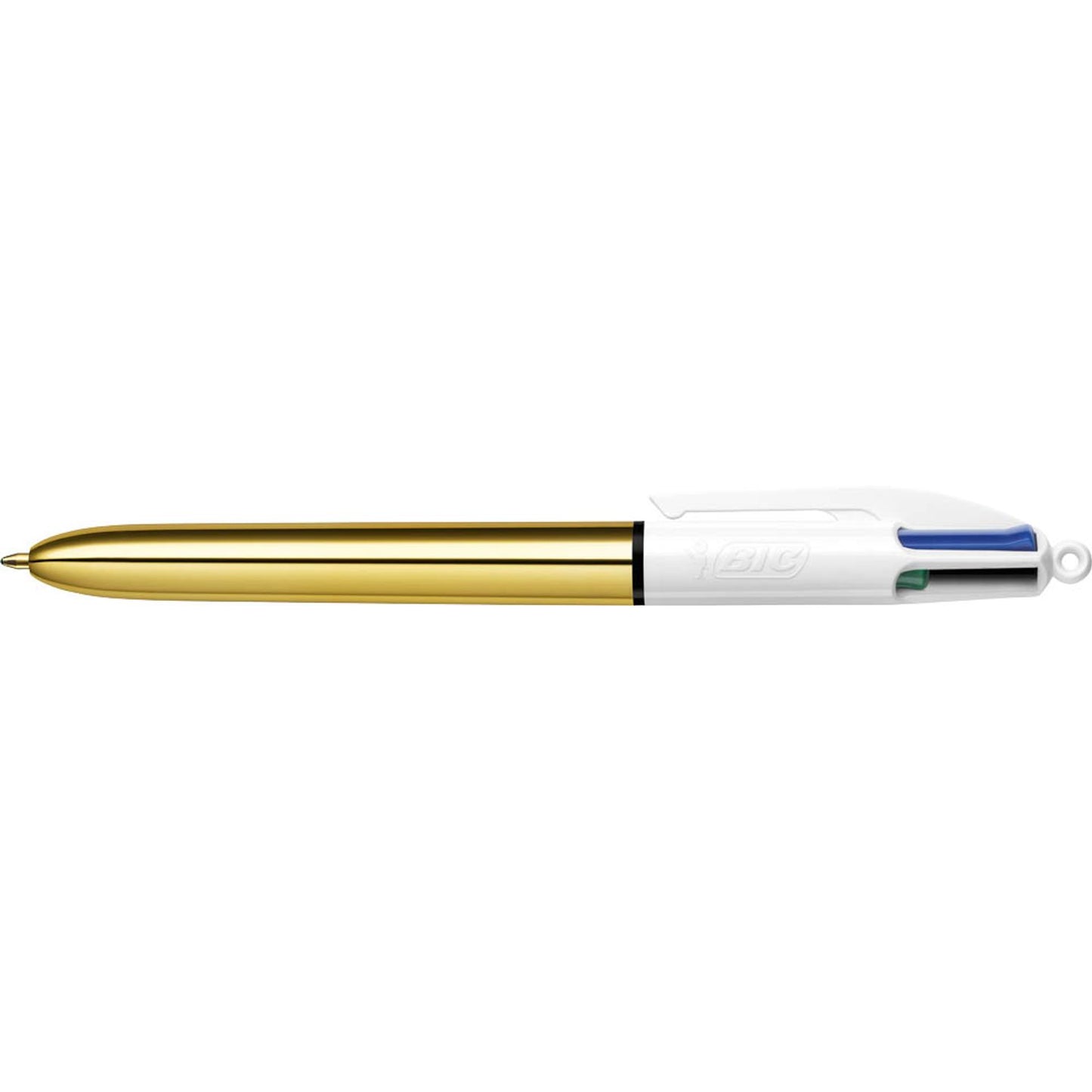 BIC 4-Farben-Kugelschreiber 4 Colours Shine farbsortiert, Schreibfarbe: farbsortiert | 964775 | 1 Pack = 12 St.