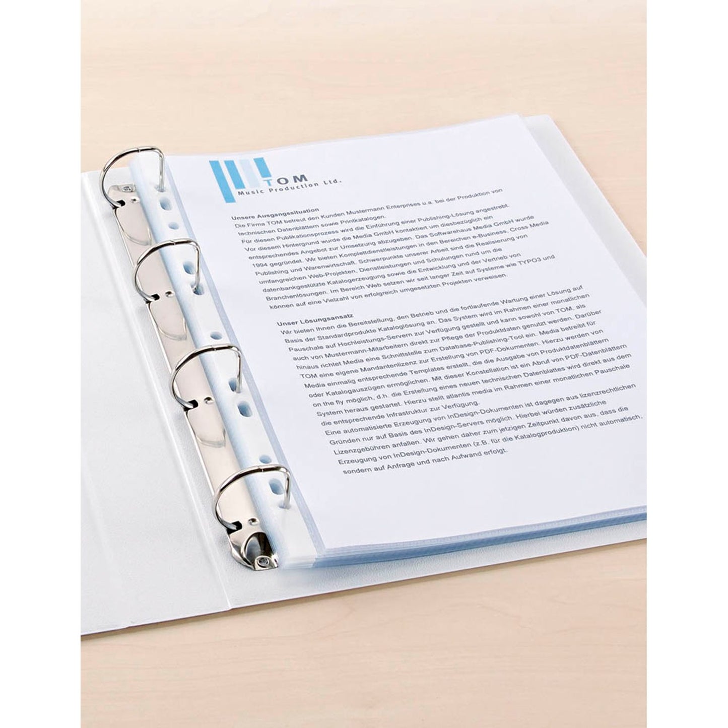 OXFORD Prospekthüllen DIN A4 glasklar glatt 0,12 mm | 100460989 | 1 Pack = 25 St.
