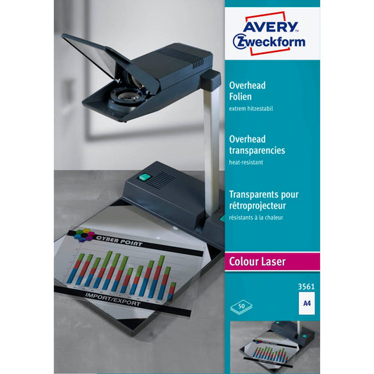 AVERY Zweckform Laserfolien glatt | 3561 | 1 Pack = 50 St.