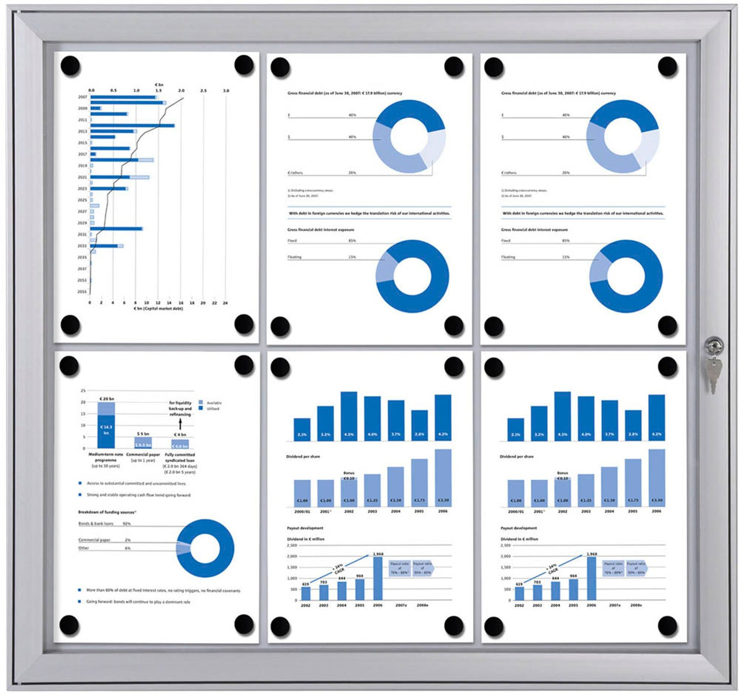 Showdown® Displays Schaukasten S alu DIN A4