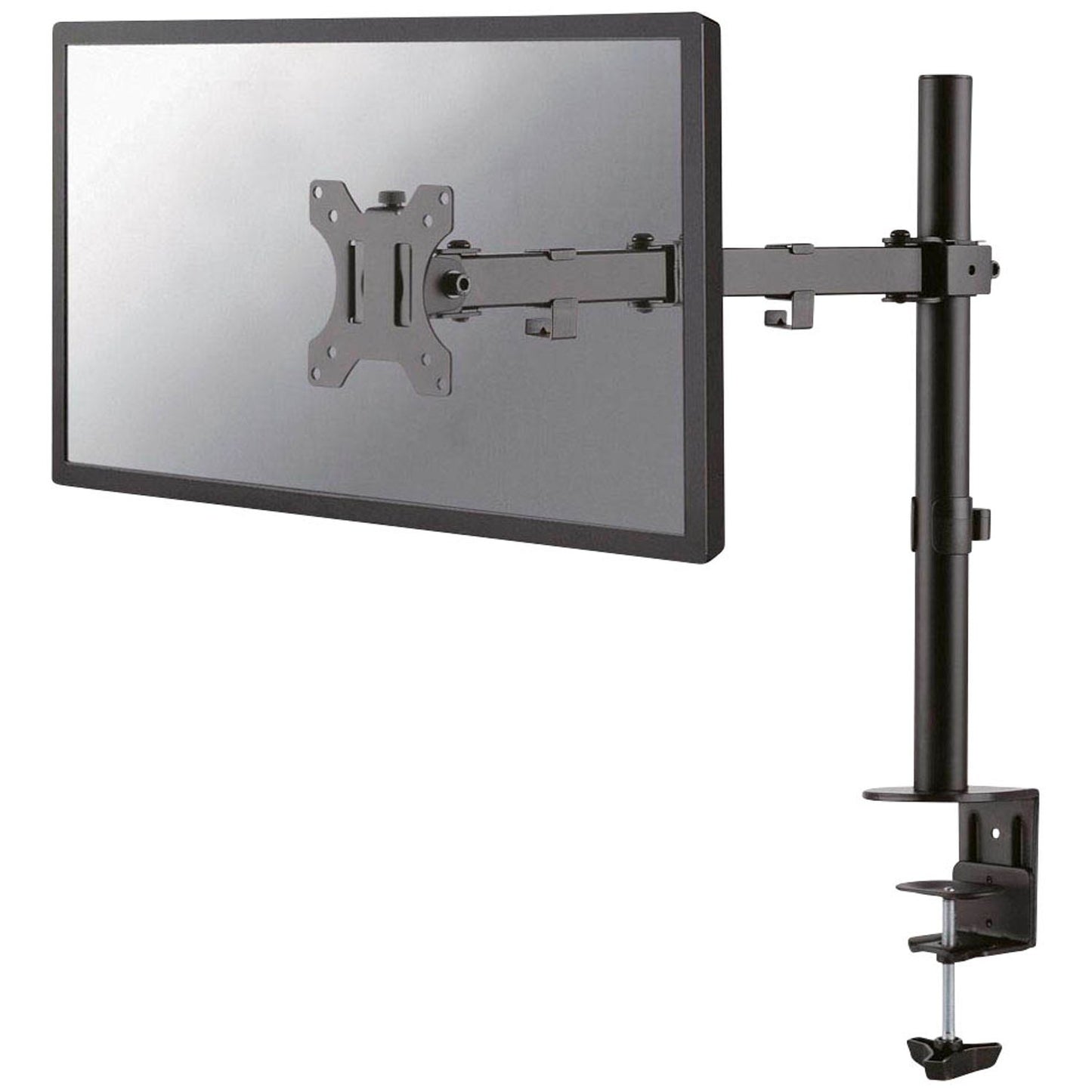 Neomounts Monitor-Halterung schwarz für 1 Monitor, Tischklemme, Tischbohrung | FPMA-D550BLACK
