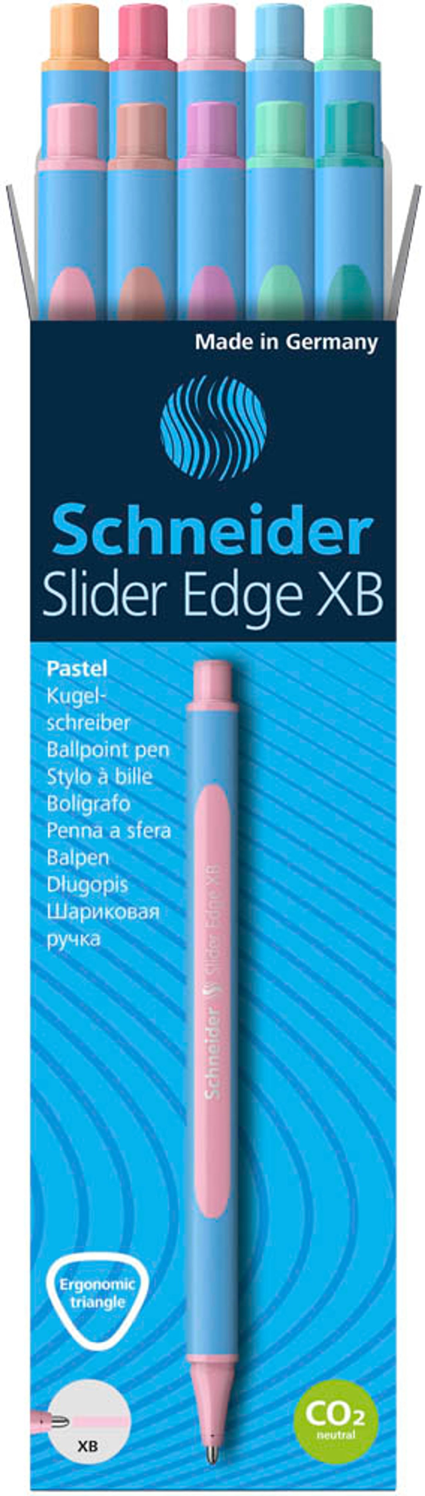 Schneider Kugelschreiber Slider Edge XB, Schreibfarbe: farbsortiert