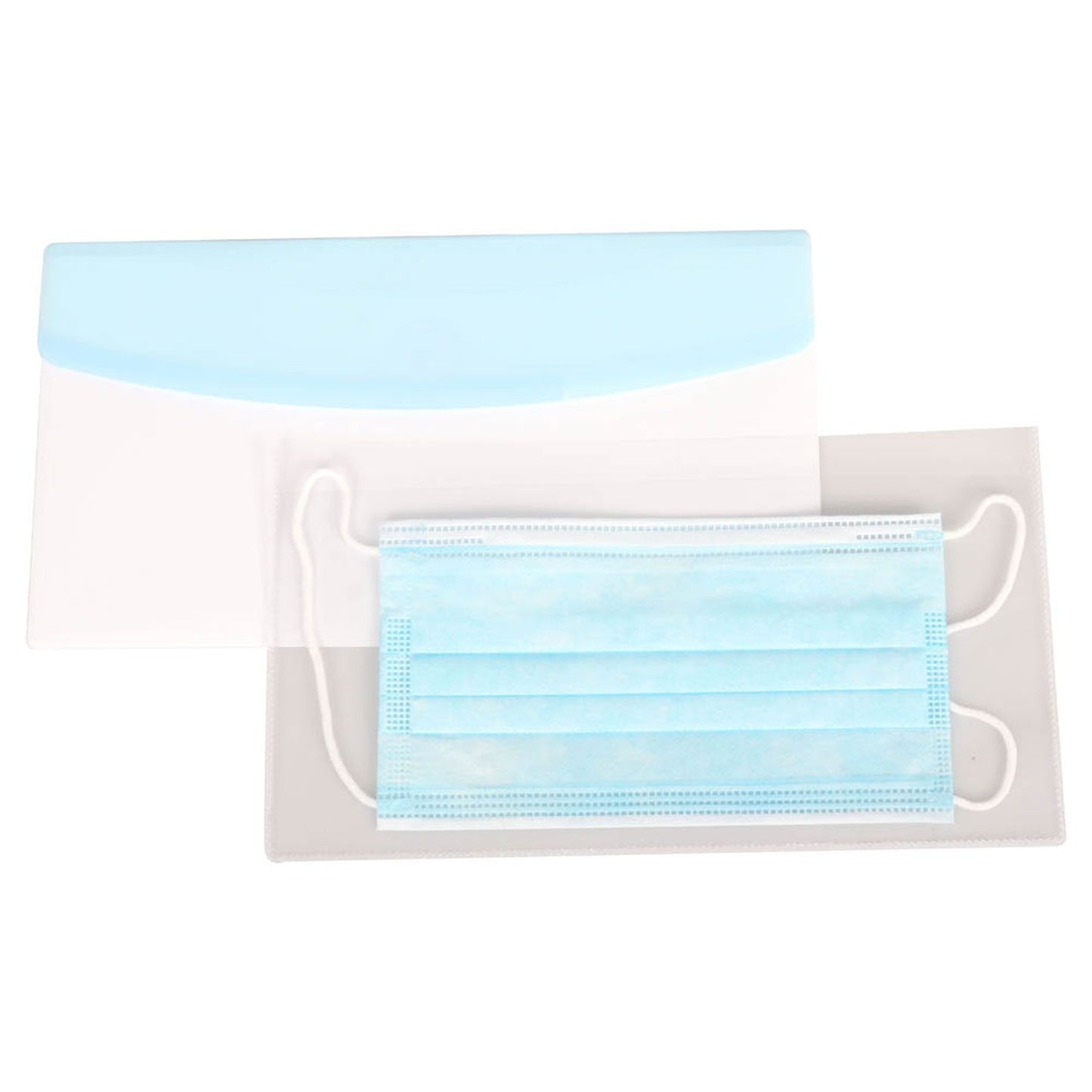 tarifold Maskentaschen antimikrobiell DIN lang transparent genarbt 0,12 mm | 335104 | 1 Pack = 6 St.