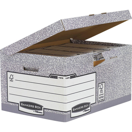 Bankers Box Archivboxen grau/weiß | 1181501
