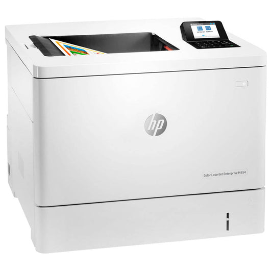 HP Color LaserJet Enterprise M554dn Farb-Laserdrucker weiß | 7ZU81A
