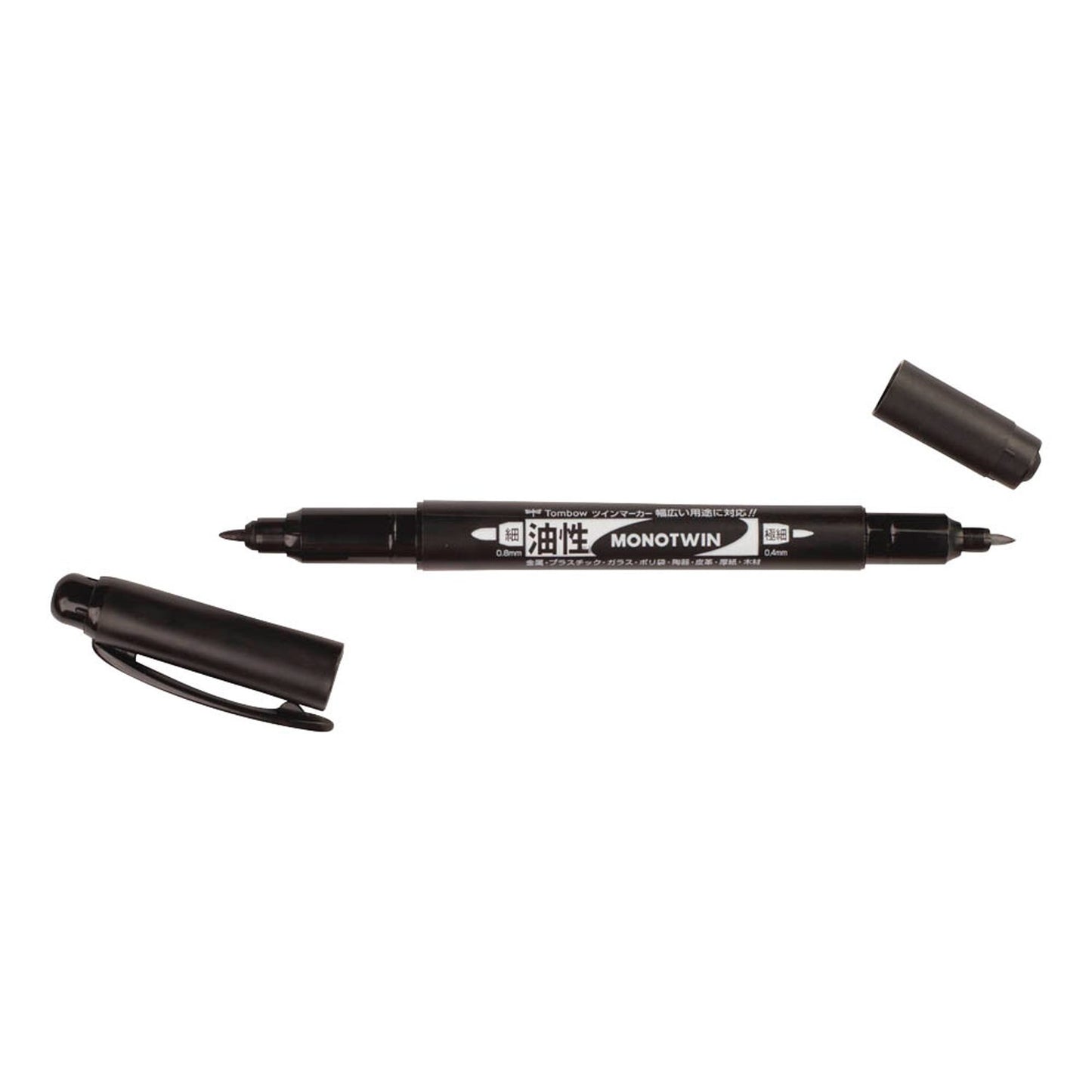 Tombow MONO twin Permanentmarker-Set schwarz 0,4 - 0,8 mm | OS-TME33