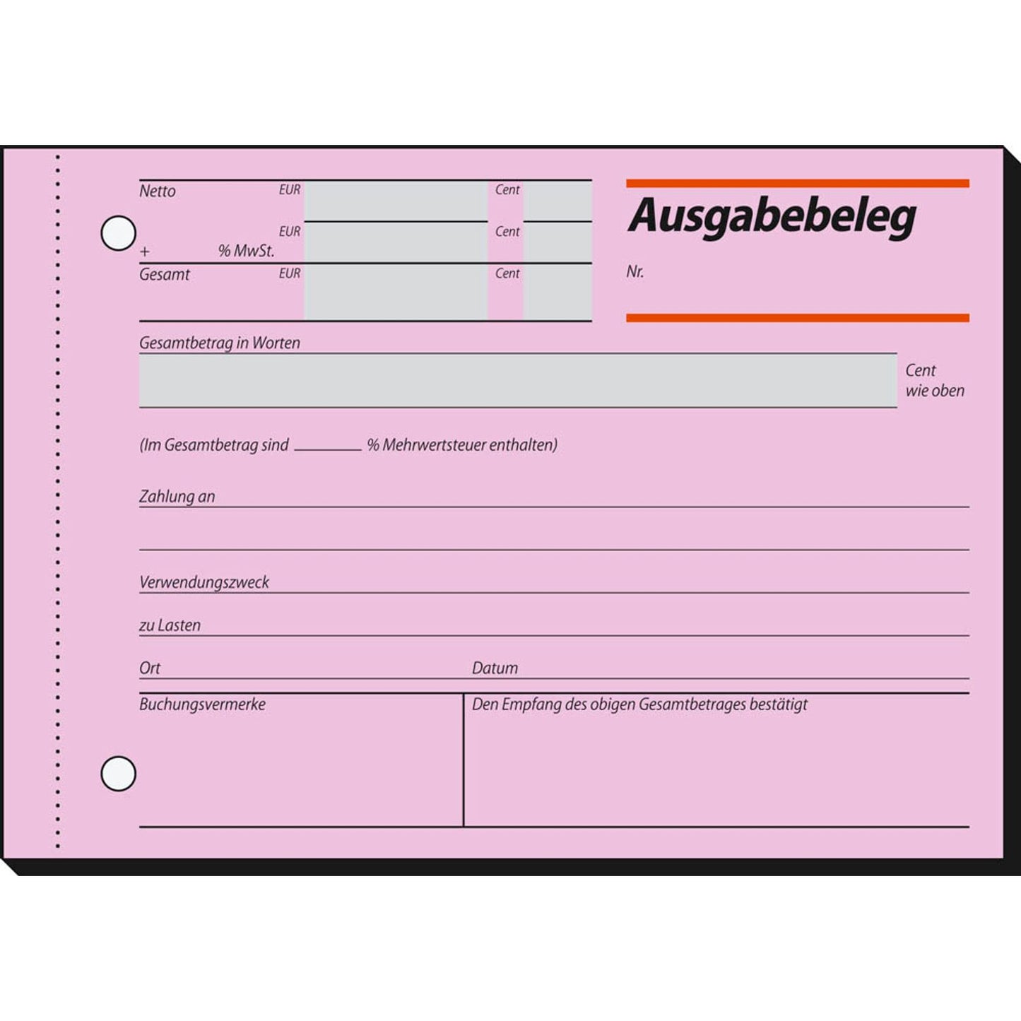 SIGEL Ausgabebeleg Formularbuch | AG615