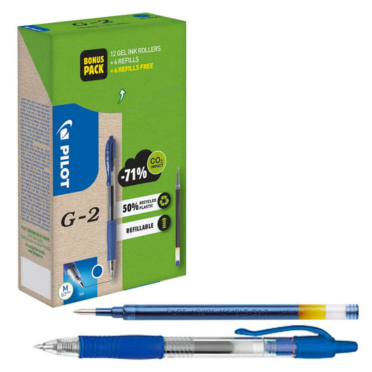 PILOT G2 Greenpack Gelschreiber-Set 0,4 mm, 1 Set