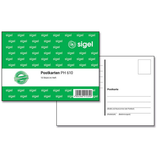 SIGEL Postkarte Formularbuch | PH610