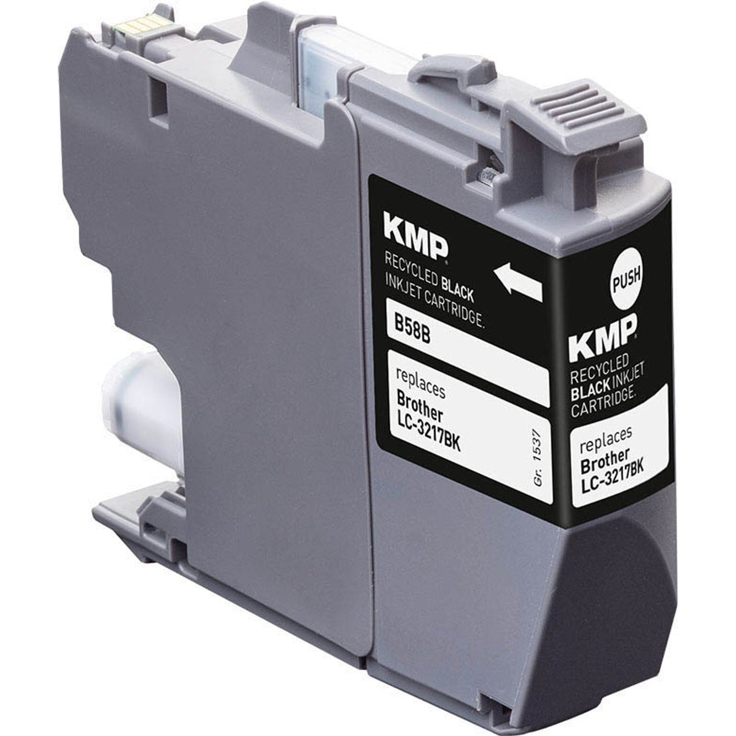 KMP B58B schwarz Druckerpatrone kompatibel zu brother LC-3217BK | 1537,4801
