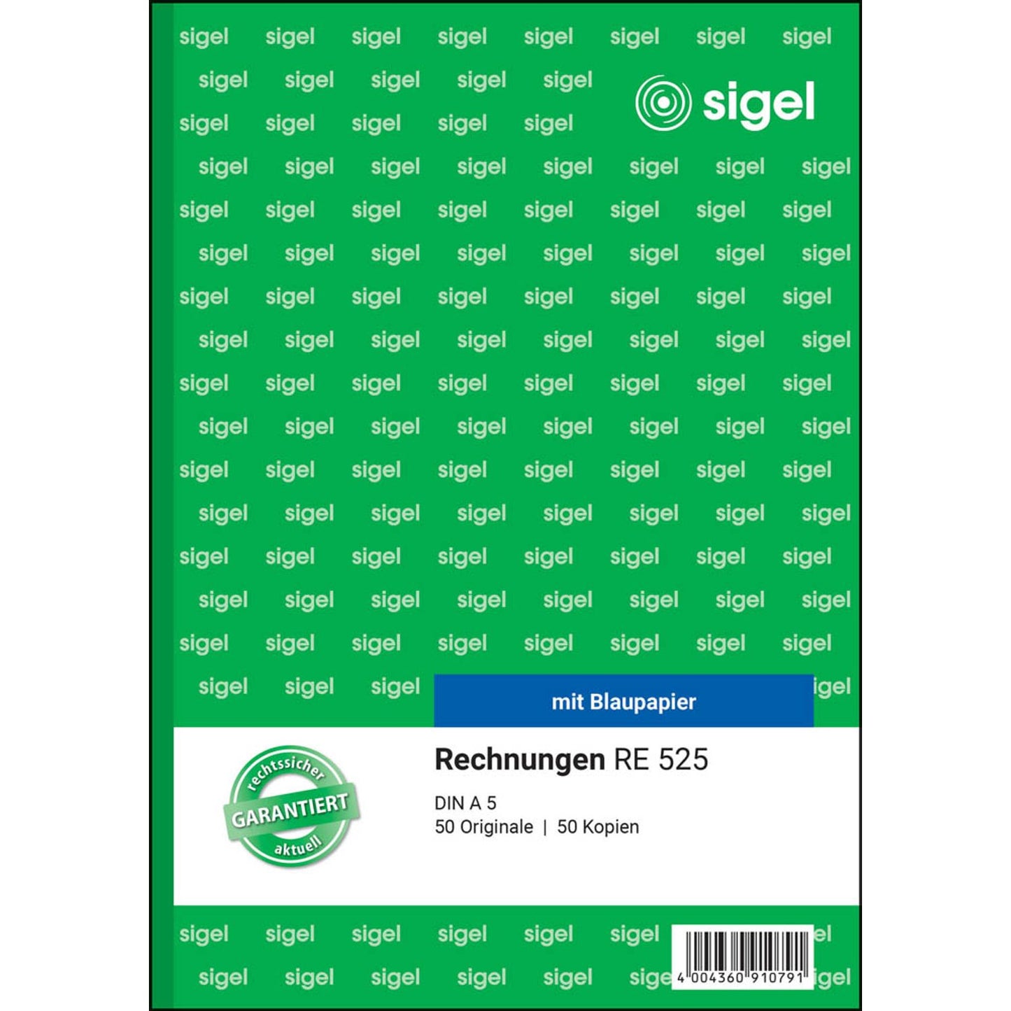 SIGEL Rechnung Formularbuch | RE525