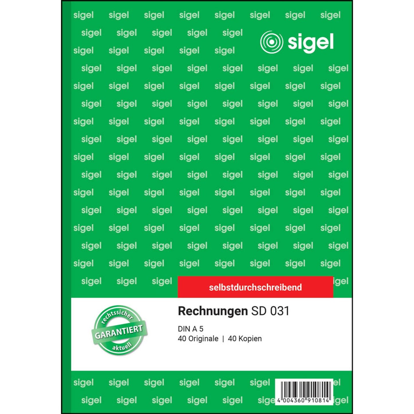 SIGEL Rechnung Formularbuch | SD031