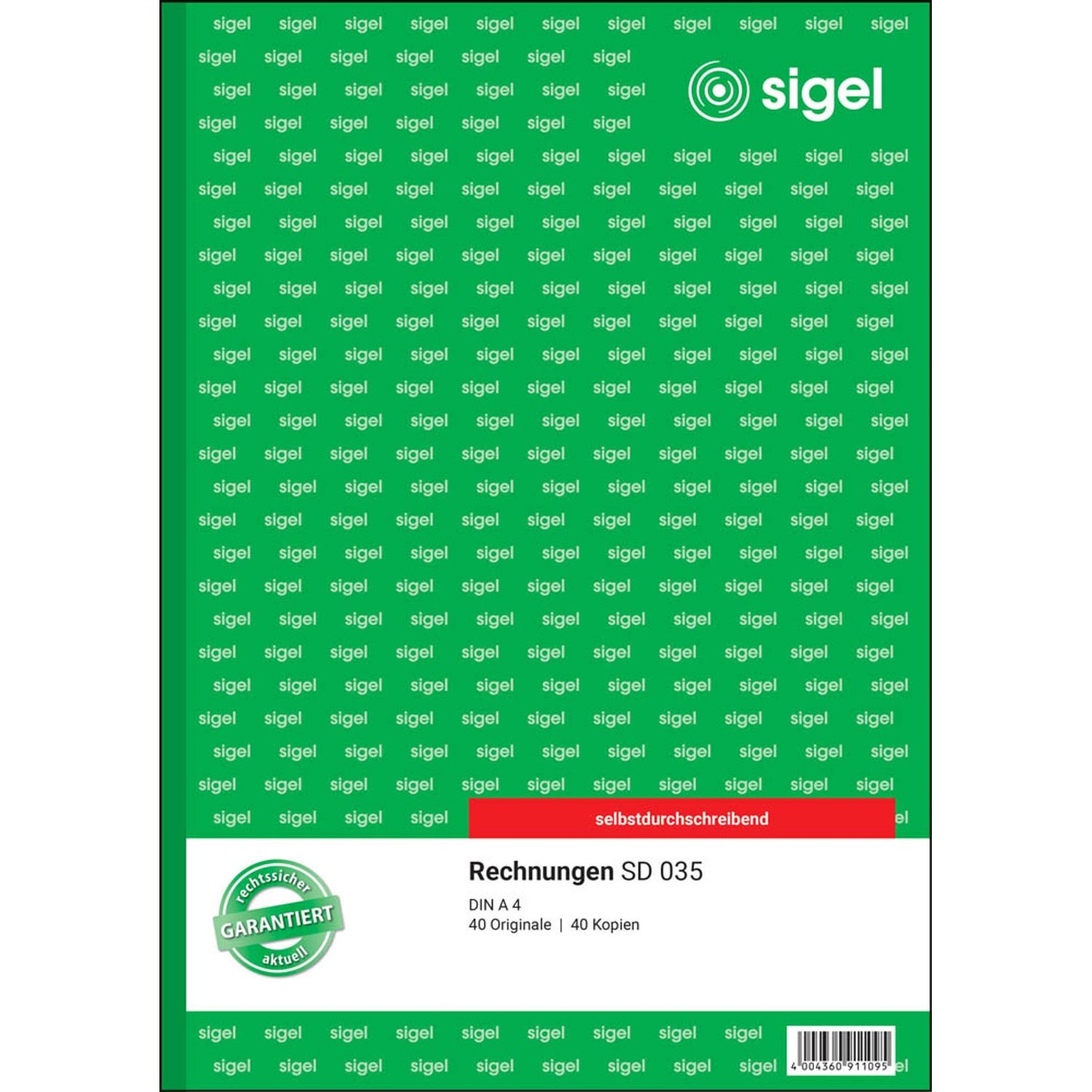SIGEL Rechnung Formularbuch | SD035