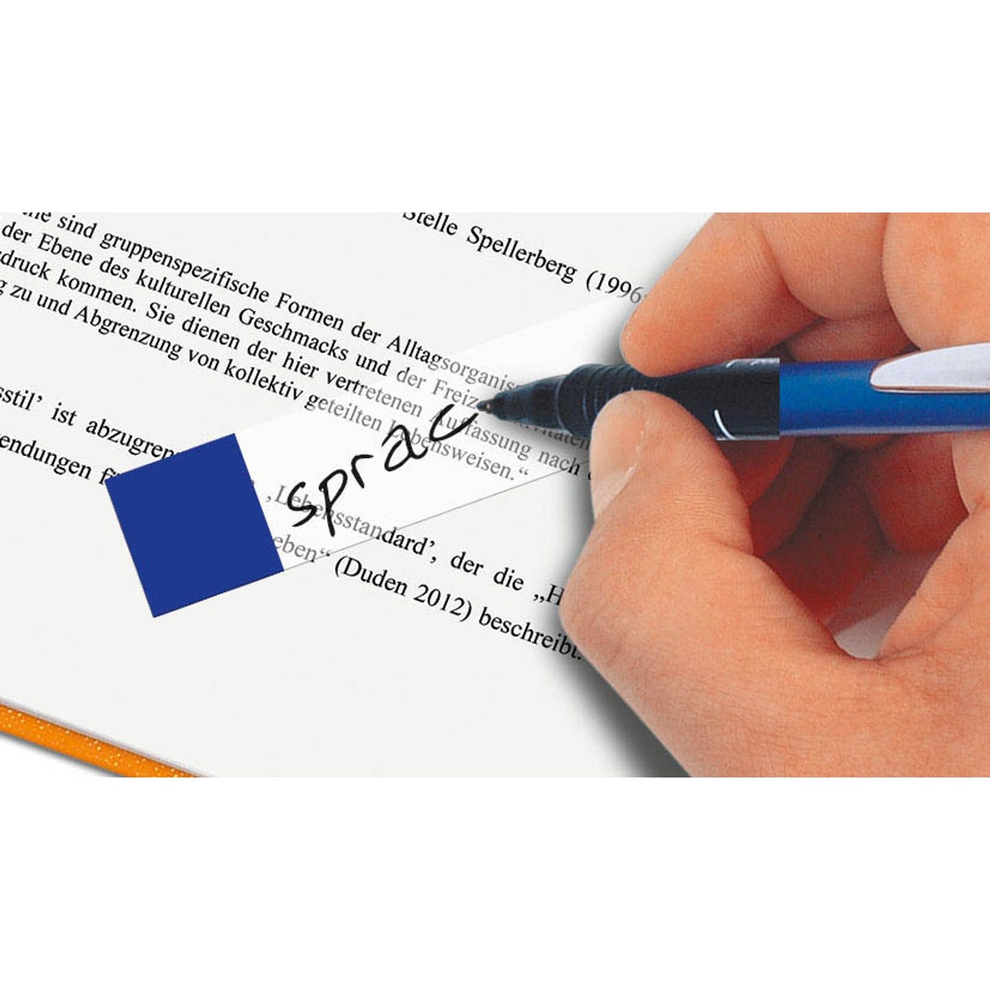 SIGEL transparent Haftmarker farbsortiert 7x 40 Streifen | HN677 | 1 Pack = 7x 40 Streifen