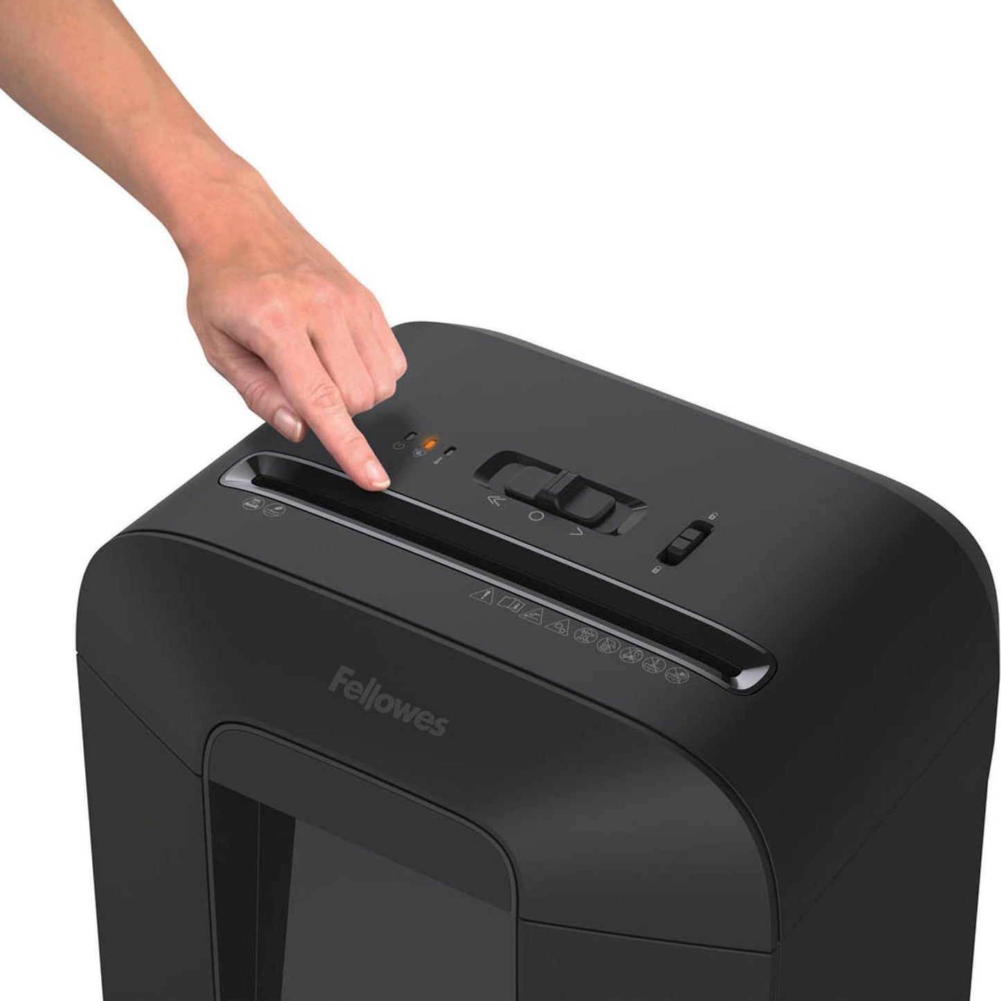 Fellowes Powershred LX85 Aktenvernichter mit Partikelschnitt P-4, 4 x 40 mm, bis , schwarz | 4400801