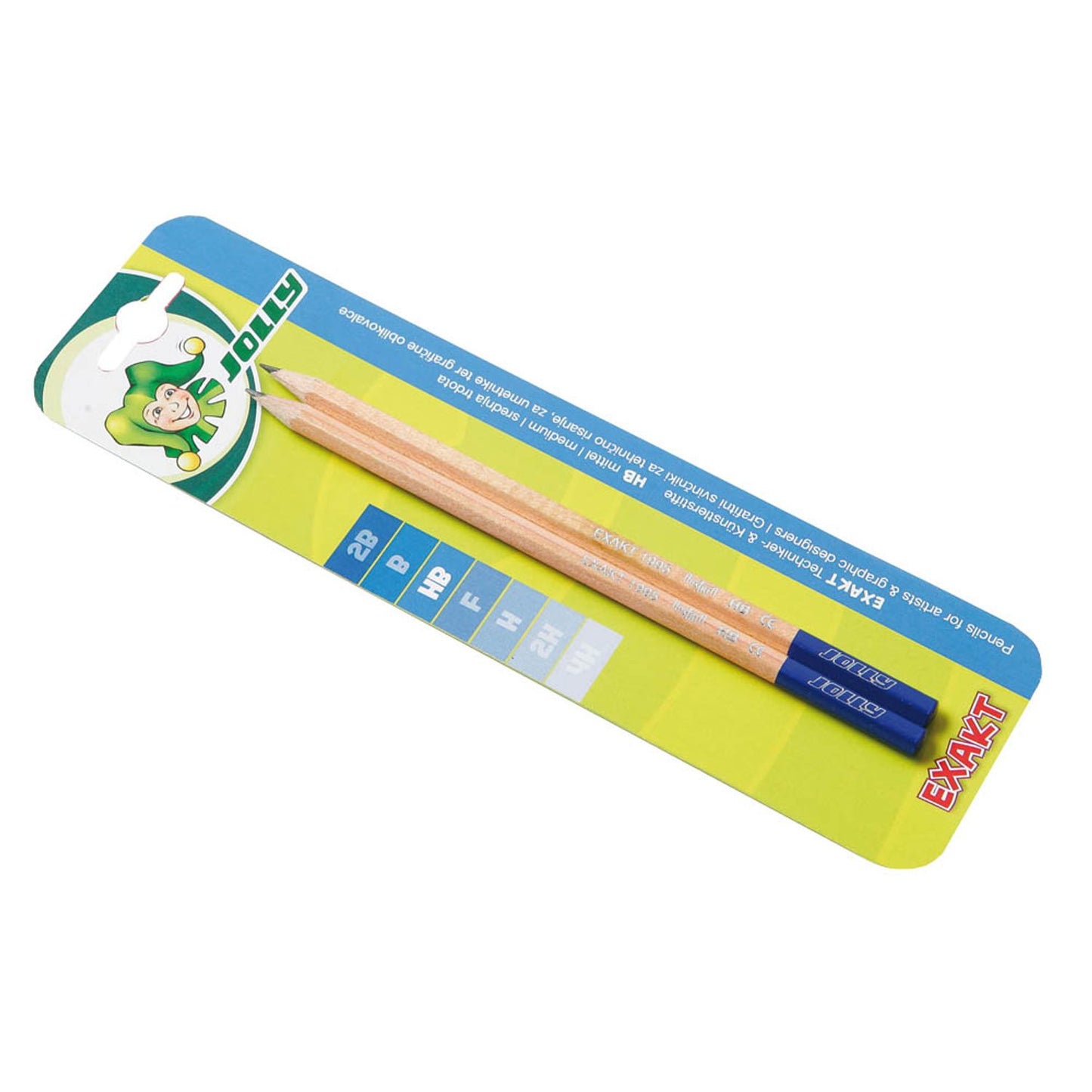 JOLLY EXAKT Bleistifte HB braun/blau | 1995-0049 | 1 Pack = 2 St.