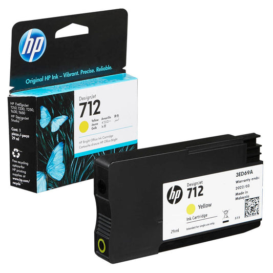 HP 712 () gelb Druckerpatrone | 3ED69A