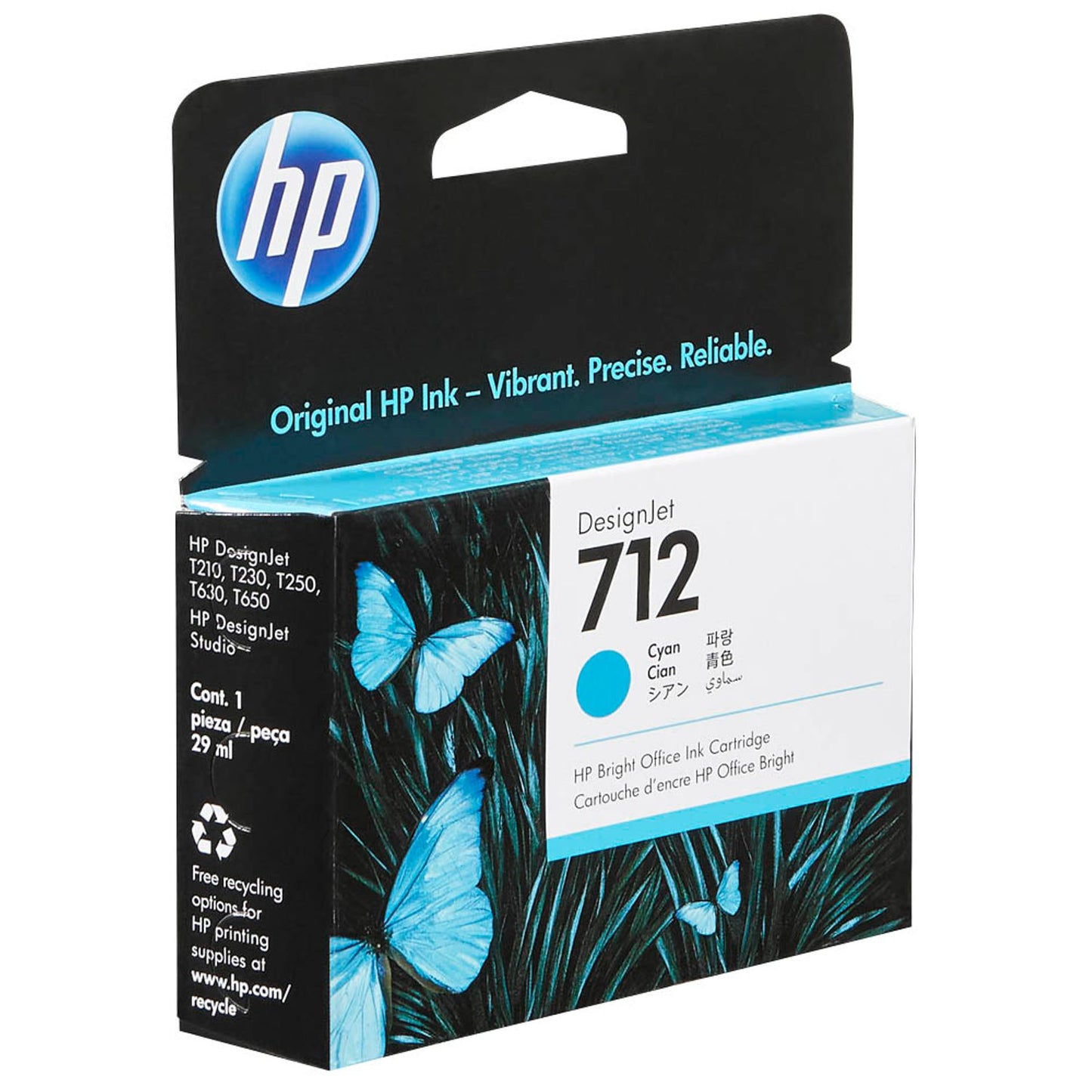 HP 712 () cyan Druckerpatrone | 3ED67A
