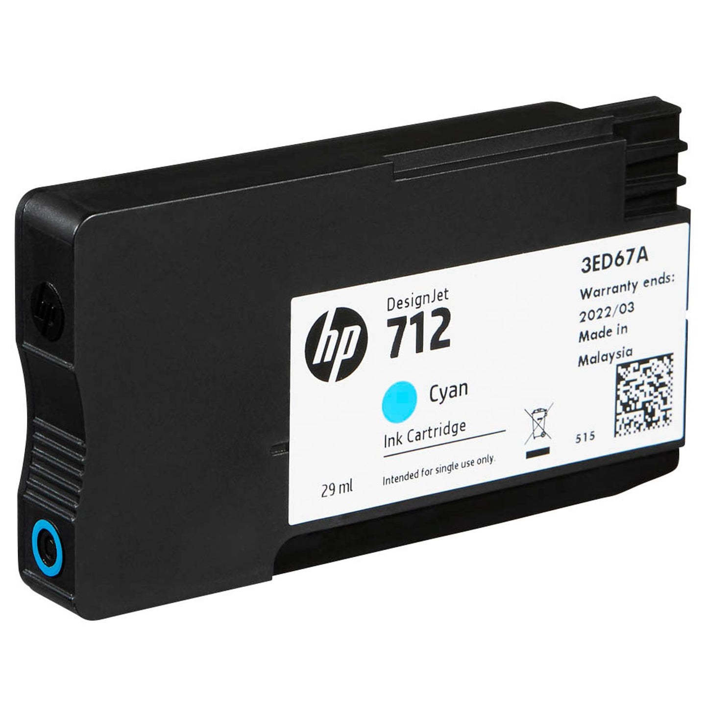 HP 712 () cyan Druckerpatrone | 3ED67A