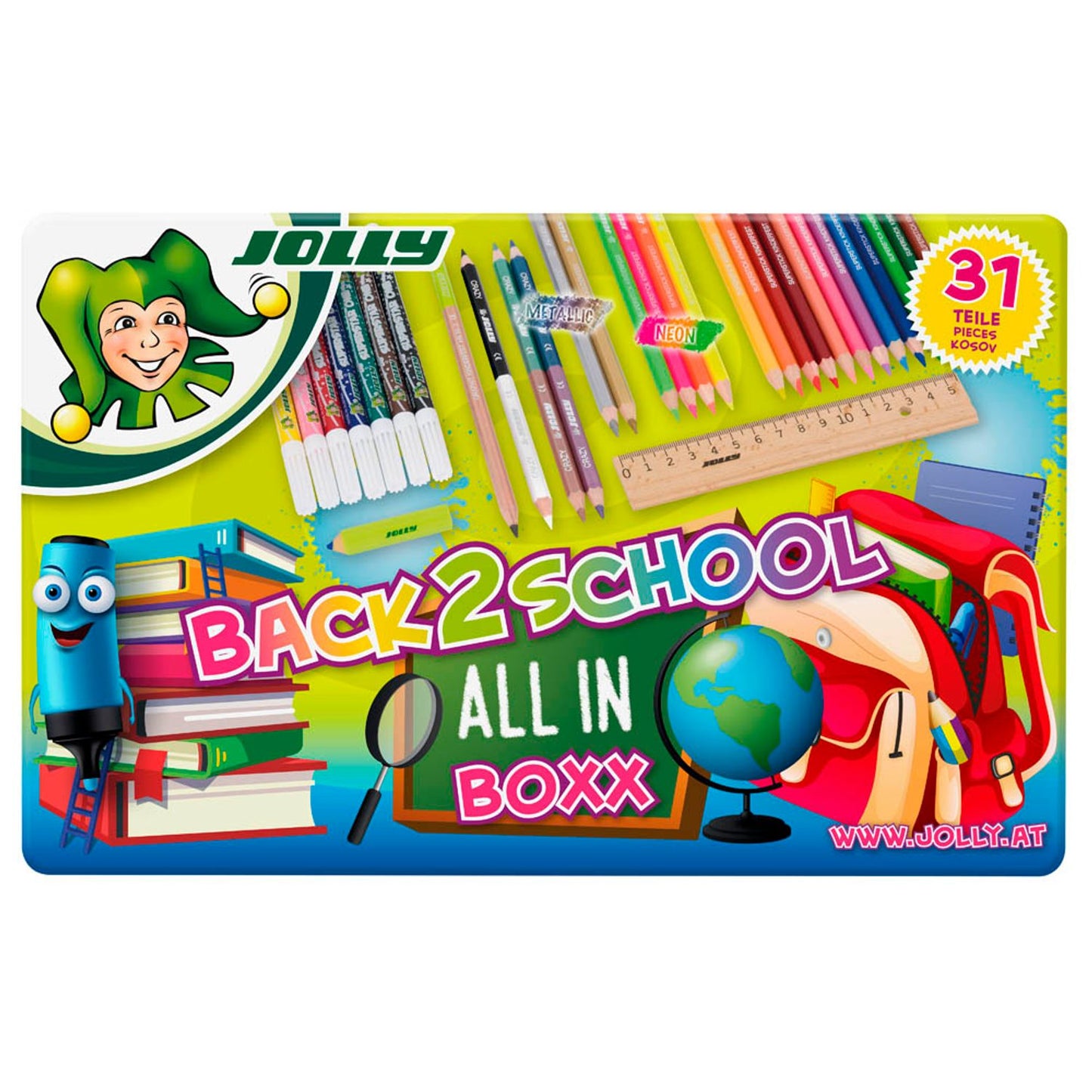 JOLLY BACK2SCHOOL Malset farbsortiert | 9940-0224